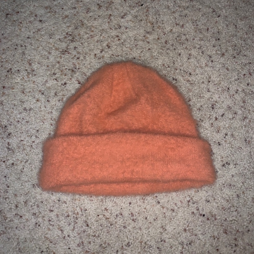 Fuzzy Orange Beanie